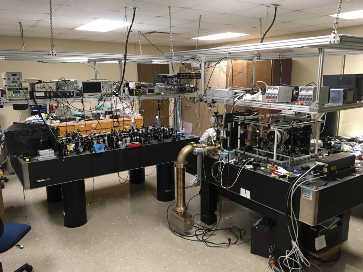 Laser-cooled atoms lab at Creighton University
